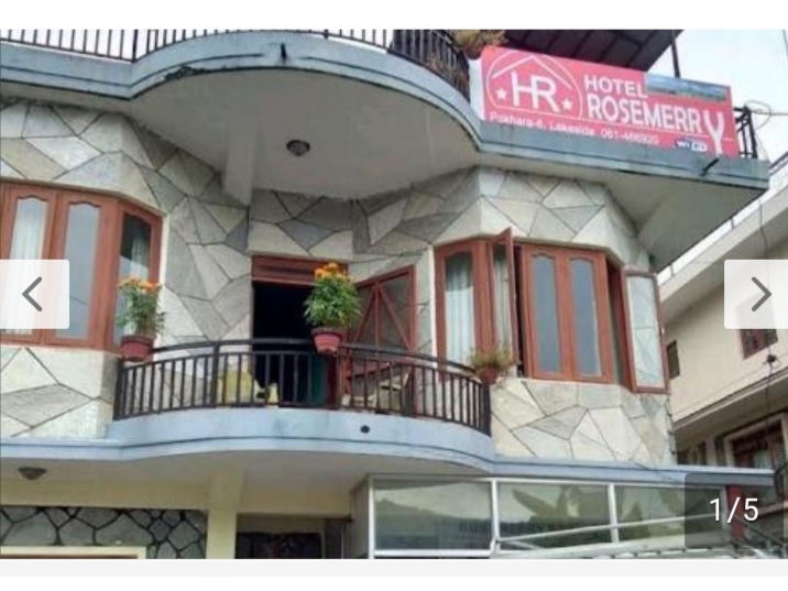 Hotel rosemerry pokhara nepal.