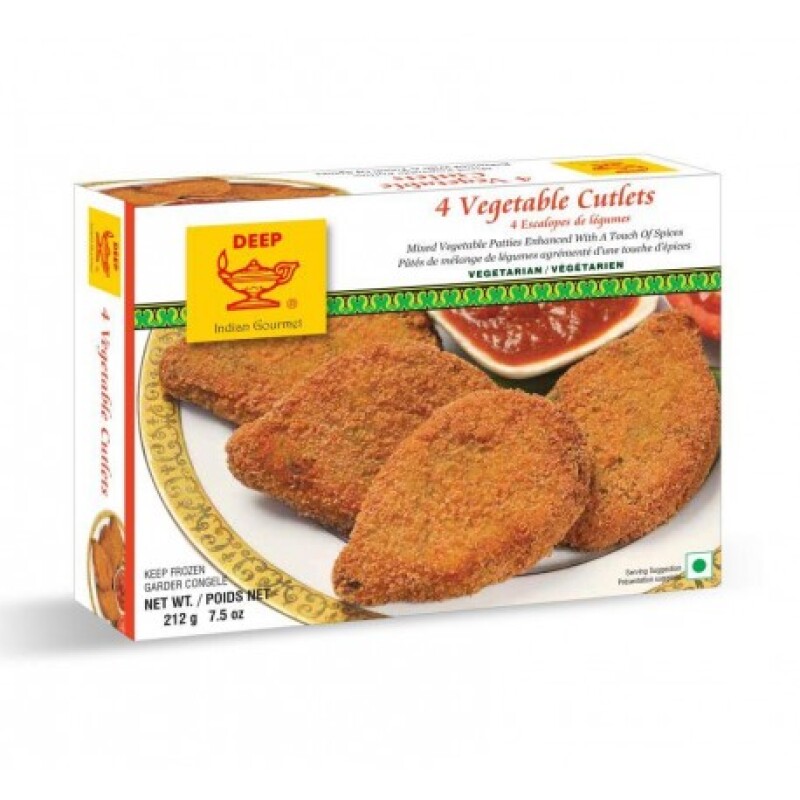 Deep Vegetable Cutlets (4pcs) 213g