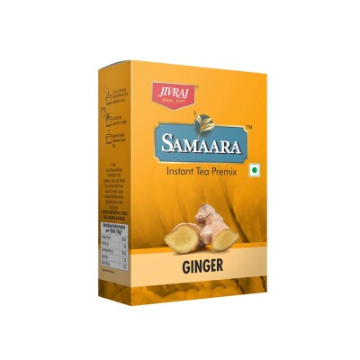 Samaara Instant Tea Premix | Ginger Flavor- black tea with ginger