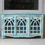 WOODEN CHEST OF CHESTS, DECORATED ORIENT