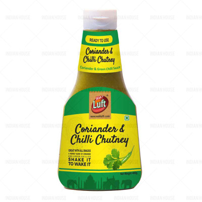 WAH LUFT CORAINDER & CHILLI CHUTNEY - chutney sauce with coriander and chili 400g