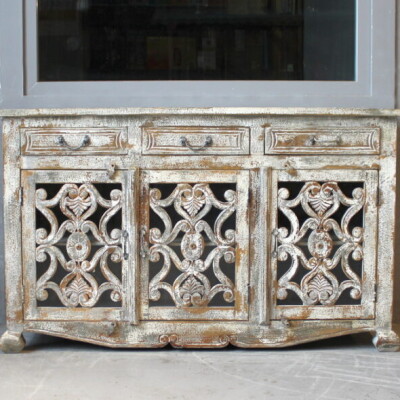 WOODEN CHEST OF CHESTS, DECORATED ORIENT
