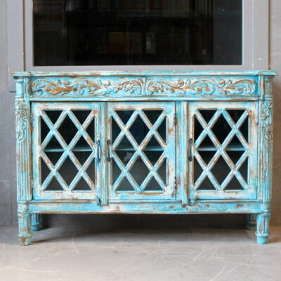 WOODEN CHEST OF CHESTS, DECORATED ORIENT