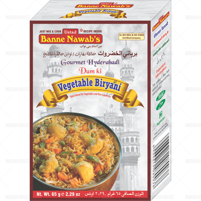 BANNE NAWAB'S VEGETABLE BIRYANI MASALA 65GM