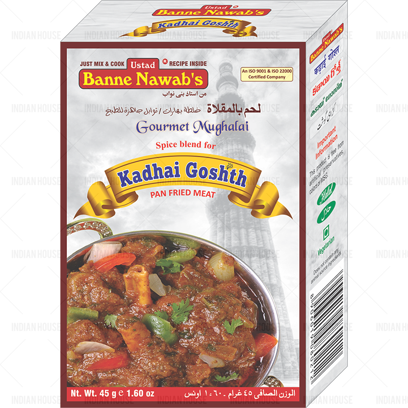BANNE NAWAB'S KADHAI GOSHTH MASALA 45GM