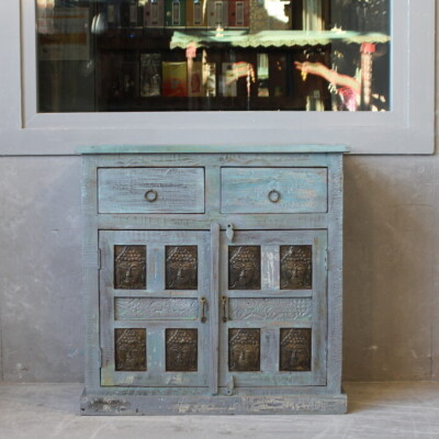WOODEN CHEST OF CHESTS, DECORATED ORIENT
