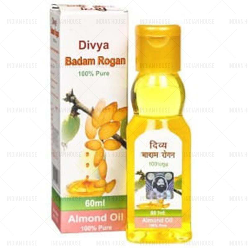 DIVYA BADAM ROGAN OIL - sweet almond oil Badam Rogan 60 ml