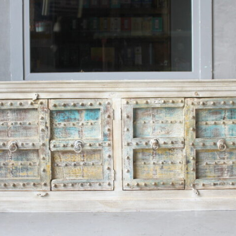 WOODEN CHEST OF CHESTS, DECORATED ORIENT