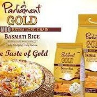 PARLIAMENT GOLD BASMATI RICE 20 KG