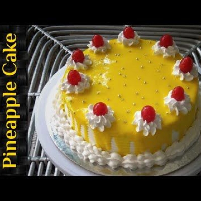 PINAAPPLE CAKE WITH EGGS ( 1 POUND)