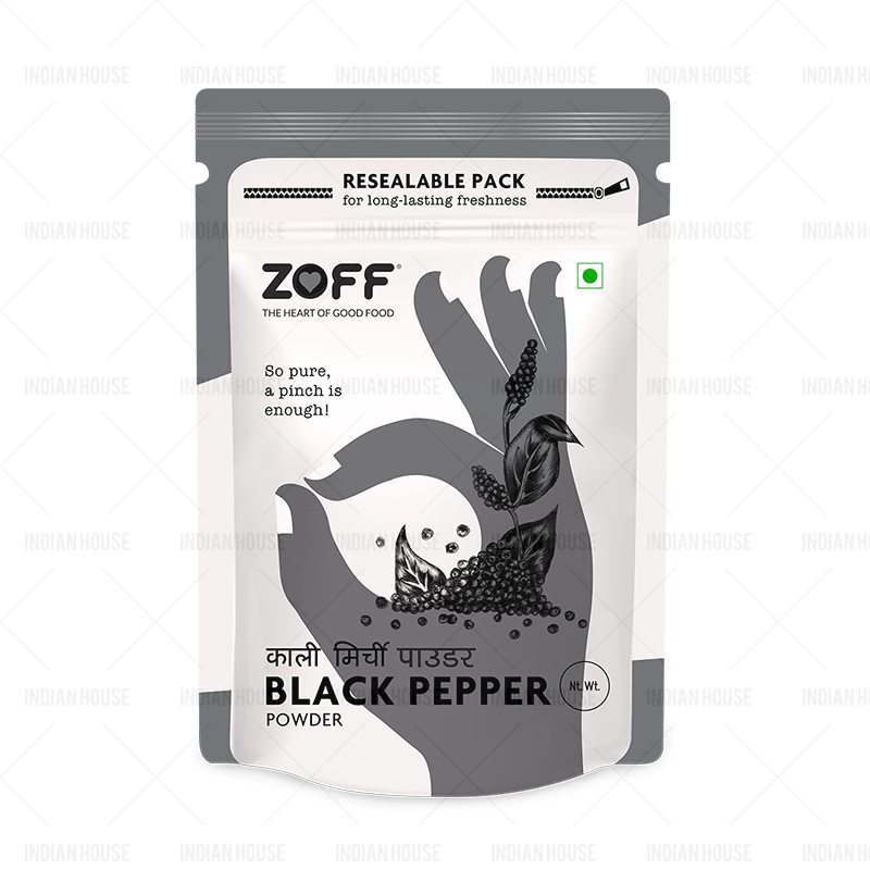 Zoff Black Pepper Powder - ground black pepper 50g