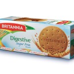 Britannia Digestive Sugar Free - wheat bran cookies without sugar 350 g