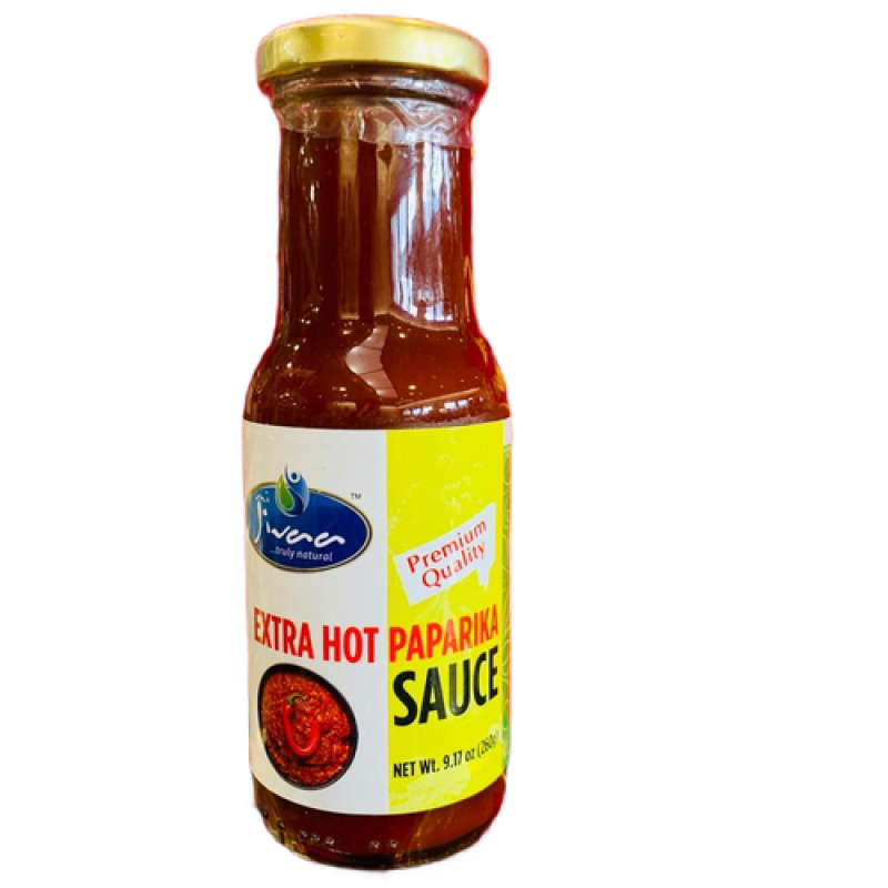 JIVAA EXTRA PAPARIKA SAUCE- hot pepper sauce 260GM