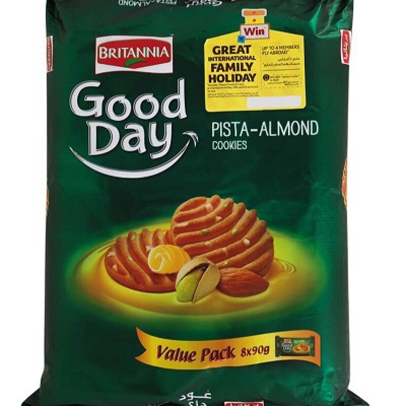 BRITANNIA GOOD DAY PISTA COOKIES (family pack)