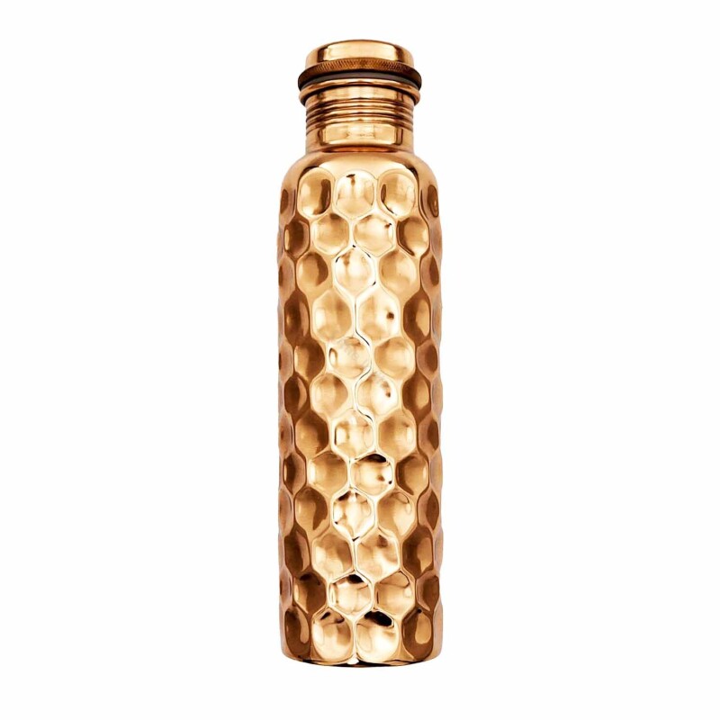 Copper bottle honeycombs Fern 950ml