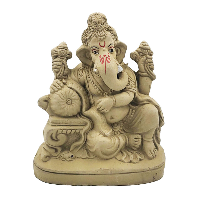 Ganesh figurine on the throne 18cm