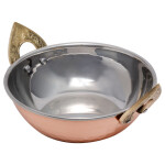Kadai bowl of copper and stainless steel 500ml