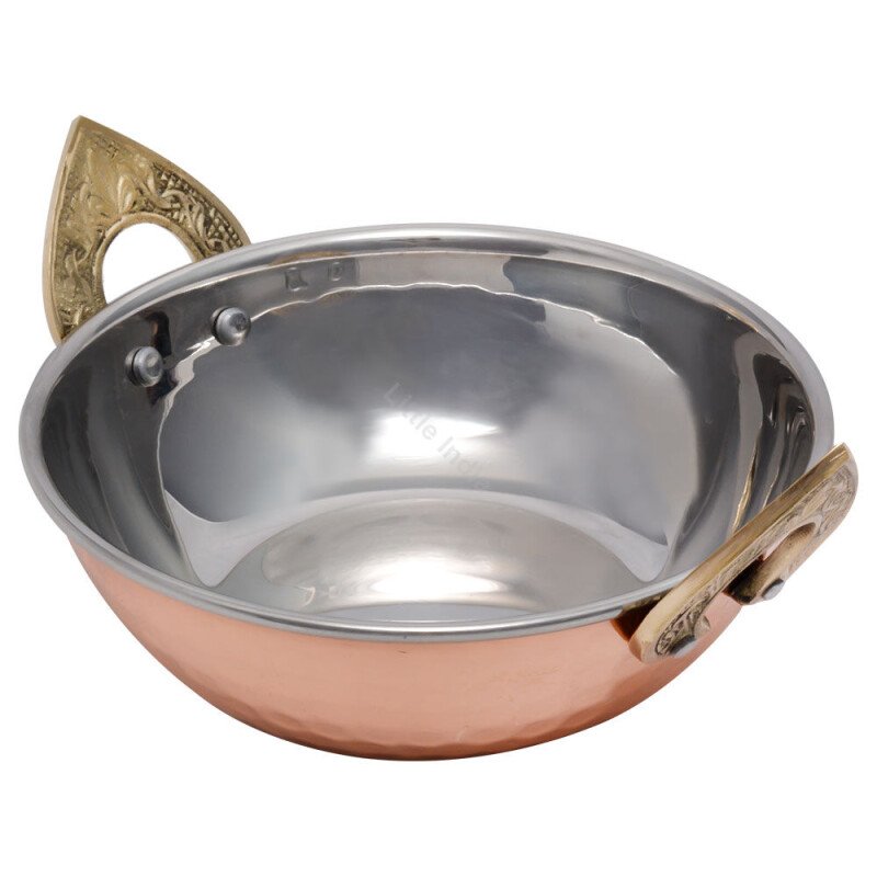 Kadai bowl of copper and stainless steel 500ml