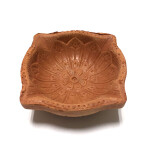Clay candle star 1 pc.