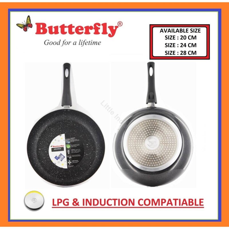 Non-stick frying pan diameter 24cm Butterfly (Gas and Induction) Granza
