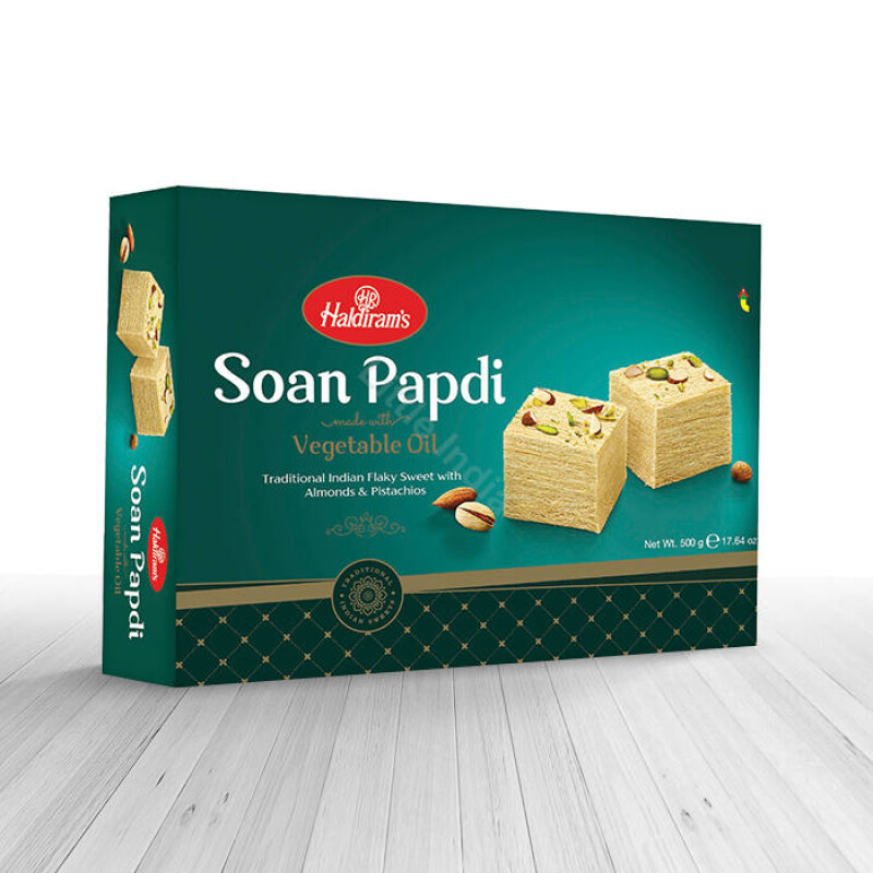 Indian dessert Soan Papdi vege Haldirams 500g
