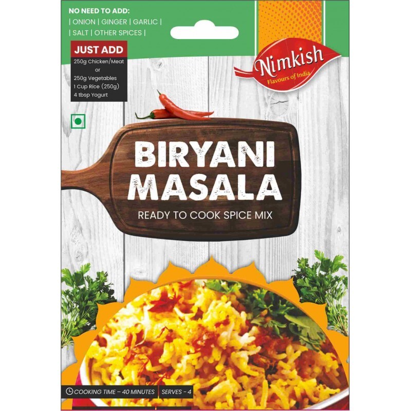 NIMKISH BIRYANI MASALA - a mix of spices for the Biryani dish 50 gram