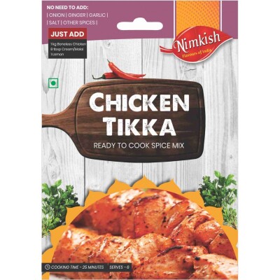 NIMKISH CHICKEN TIKKA (DRY) 50GM- mixture for grilled chicken Tikka