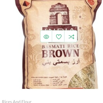 बासमती चामाल ब्राउन १ किलो Basmati Rice Brown 1 kg
