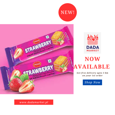 PRAN STRAWBERRY BISCUIT 90 GM