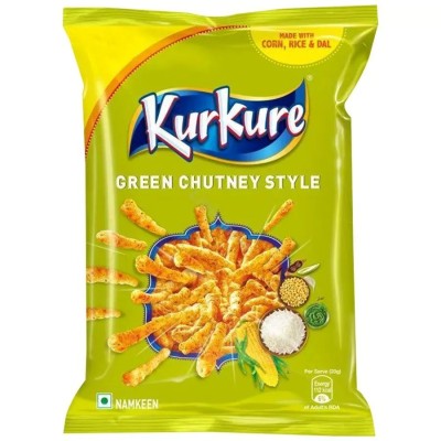 GREEN CHUTNEY STYLE KURKURE 68 GRAMS