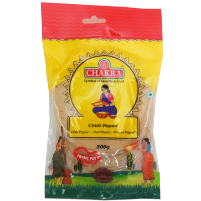 CHAKRA CHILLI 🌶 PAPAD (200 GRAMS)