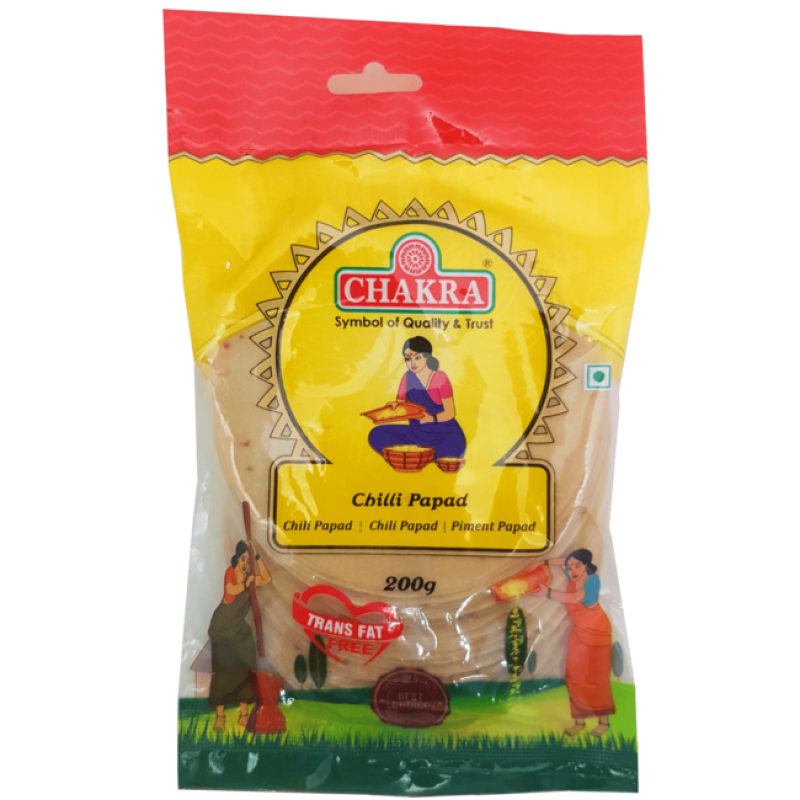 CHAKRA CHILLI 🌶 PAPAD (200 GRAMS)