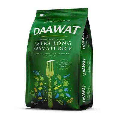 DAAWAT EXTRA LONG BASMATI RICE 🍚 20KG