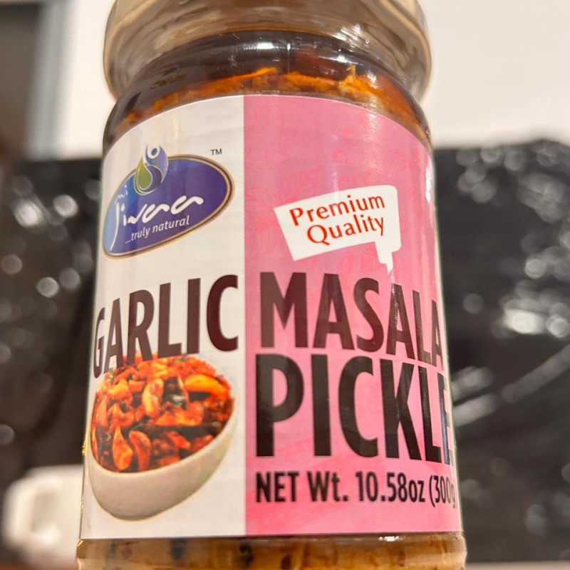 JIVAA GARLIC MASLA PICKLE (300GRAM)
