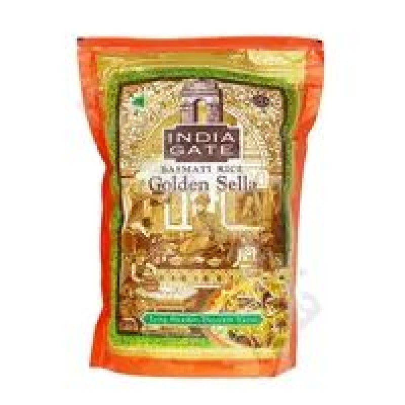INDIA GATE GOLDEN SELLA BASMATI RICE 🍚 1KG