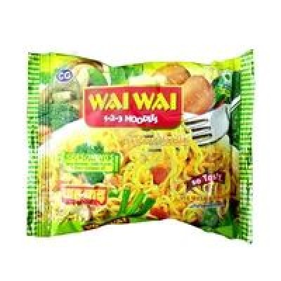 WAI WAI INSTANT NOODLES WITH VEG. MASALA FLAVOR  75 GRAM