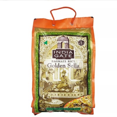 INDIA GATE GOLDEN SELLA BASMATI RICE 🍚 (5KG.)