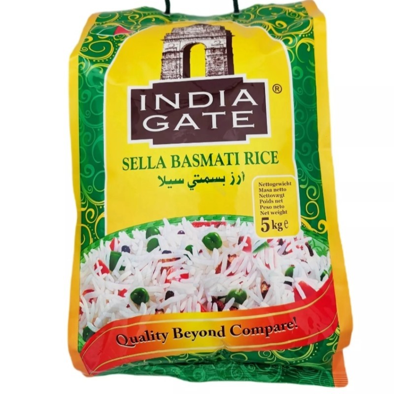 INDIA GATE SELLA BASMATI RICE 🍚 (5KG.)