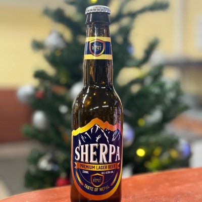 SHERPA PREMIUM LAGER,24x330ml, 4.5% ABV 10 PLATO (DELIVERY OUR PARTNERS 4-14 DAYS) )