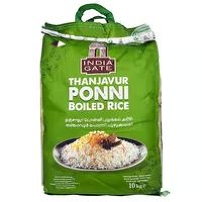 INDIA GATE THANJAVUR PONNI BOILED RICE 🍚 10KG