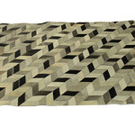 LEATHER CARPET 176x119 CM