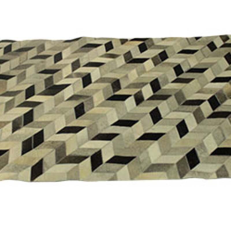 LEATHER CARPET 176x119 CM