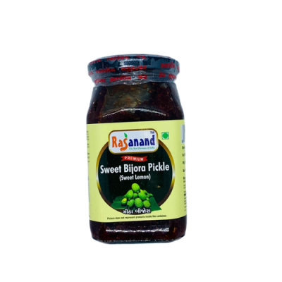 RASANAND SWEET BIJORA PICKLE - citron pickles 500 gm