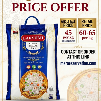 RICE LAXMI  5 kG   WHOLESALE PRICE MINIMUM ORDER 100