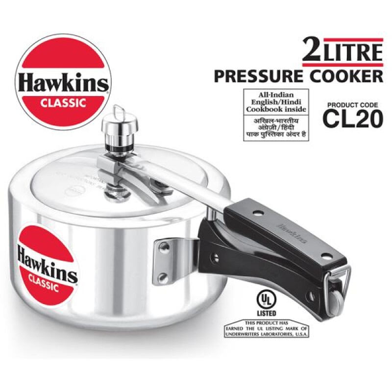 Hawkins Classic Pressure Cooker - pressure cooker 2ltr