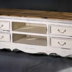 FRENCH TV CHEST MADE OF MANGO TREE