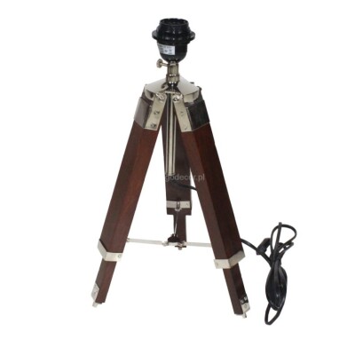 METAL WOOD FLOOR LAMP
