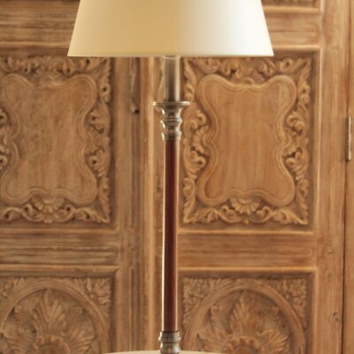 TABLE LAMP WOODEN METAL 60 CM