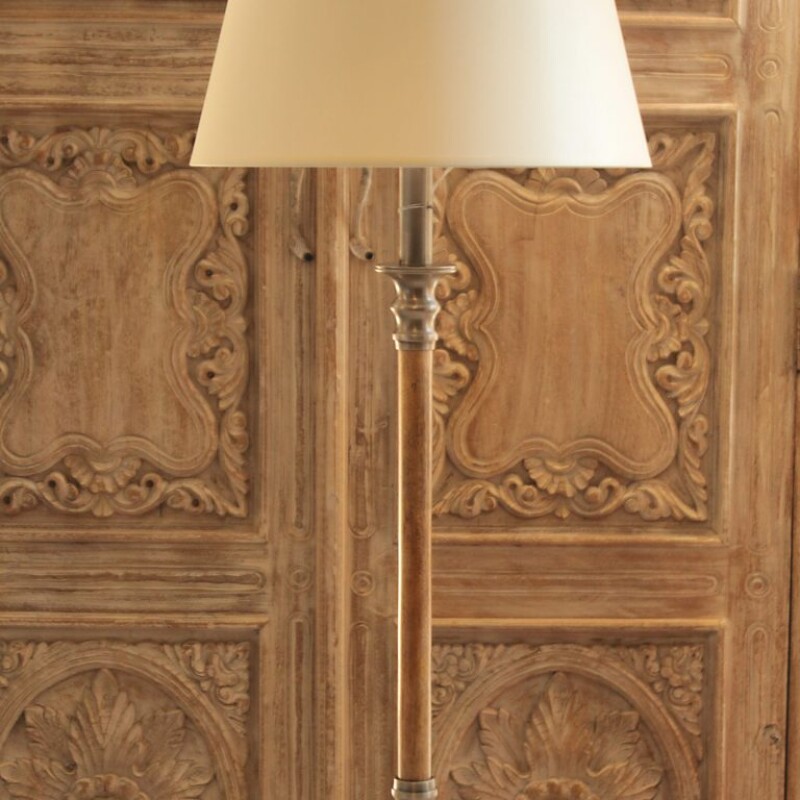 TABLE LAMP WOODEN METAL 59 CM