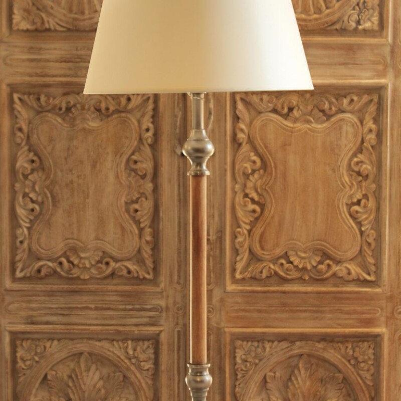 TABLE LAMP WOODEN METAL 60 CM
